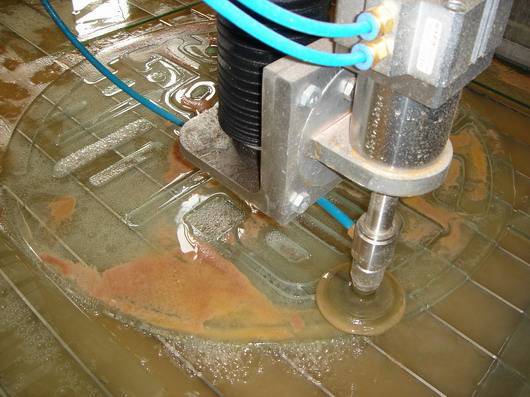 waterjet machine cutting