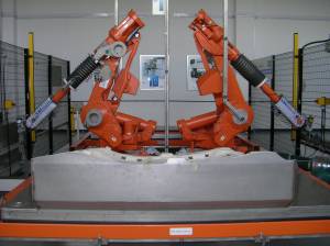 robot waterjet