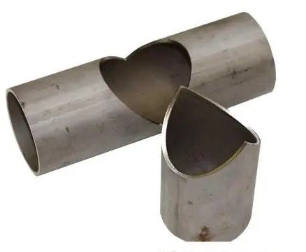 pipes saddle nozzle cut