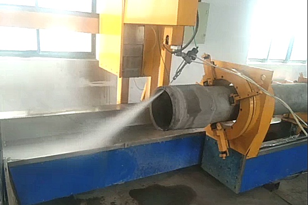 waterjet cut MSCL pipe