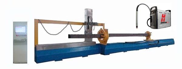 Plasma tube cutter