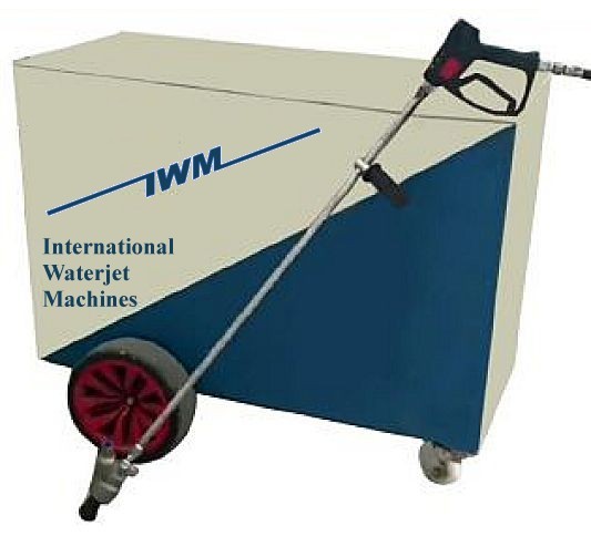 waterjet blasting to remove corrosion off metal